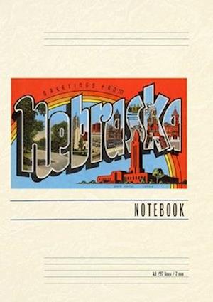 Vintage Lined Notebook Greetings from Nebraska