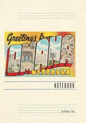 Vintage Lined Notebook Greetings from Omaha