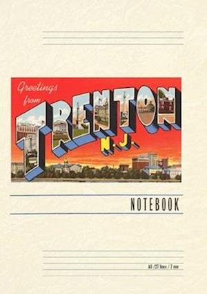 Vintage Lined Notebook Greetings from Trenton