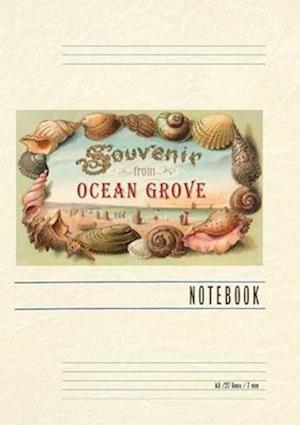 Vintage Lined Notebook Greetings from Ocean Grove, New Jersey