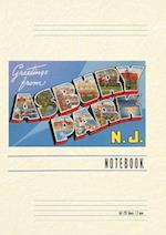 Vintage Lined Notebook Greetings from Asbury Park, New Jersey