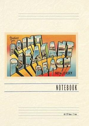 Vintage Lined Notebook Greetings from Point Pleasant Beach, New Jersey