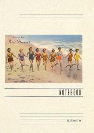 Vintage Lined Notebook Greetings from Point Pleasant, New Jersey