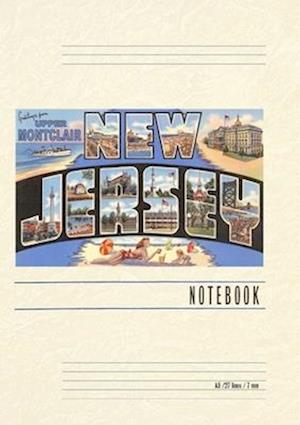 Vintage Lined Notebook Greetings from Upper Montclair, New Jersey