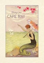 Vintage Lined Notebook Greetings from Cape May