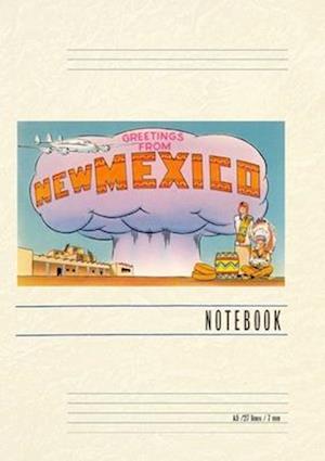 Vintage Lined Notebook Greetings from New Mexico