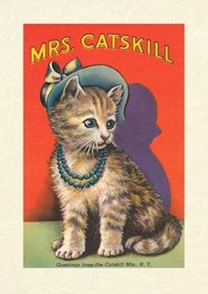 Vintage Lined Notebook Mrs. Catskill, Greetings from Catskill Mts., NY