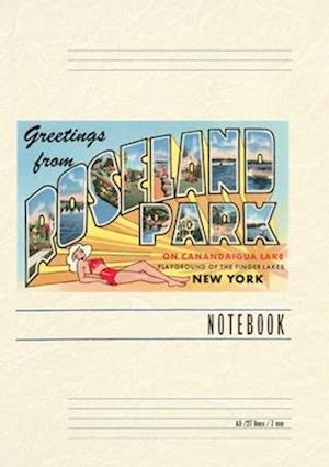 Vintage Lined Notebook Greetings from Roseland Park, New York