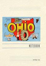 Vintage Lined Notebook Greetings from Ohio