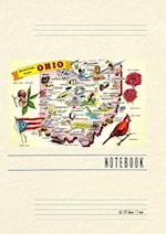 Vintage Lined Notebook Greetings from Ohio