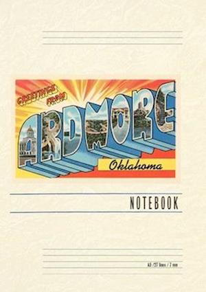 Vintage Lined Notebook Greetings from Ardmore