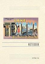 Vintage Lined Notebook Greetings from Lake Texoma