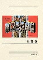 Vintage Lined Notebook Greetings from Oregon