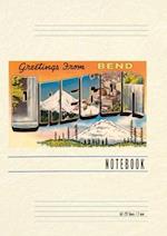 Vintage Lined Notebook Greetings from Bend