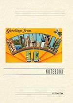 Vintage Lined Notebook Greetings from Greenville