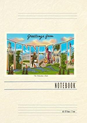 Vintage Lined Notebook Greetings from Tennessee