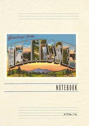 Vintage Lined Notebook Greetings from Tennessee