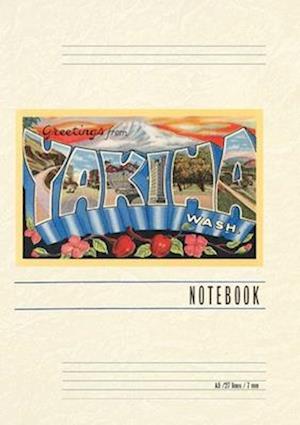 Vintage Lined Notebook Greetings from Yakima