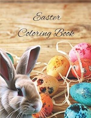 Easter Coloring Book: For kids age 2-6,simple and very nice coloring pages