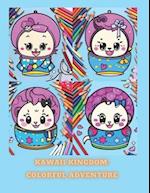 Kawaii Kingdom: Colorful Adventure All Ages.: "An Adorable Adventure in Kawaii Coloring Fun!" 