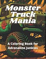 Monster Truck Mania: A Coloring Book for Adrenaline Junkies 