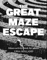 The Great Maze Escape: Mazes activity book for adults 