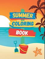 Children's Summer Coloring Book 