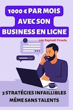 1000 euros par mois avec son business en ligne