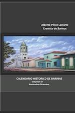 Calendario histórico de Barinas