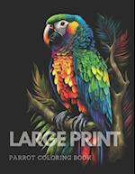 20 Pages Parrot Coloring Book 