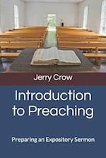 Introduction to Preaching: Preparing an Expository Sermon 