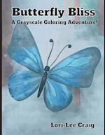 Butterfly Bliss: A Grayscale Coloring Adventure! 