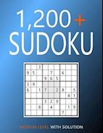 1200+ Sudoku: Medium Level Puzzles With Solutions 