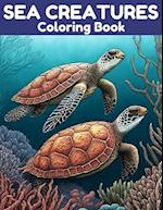 Sea Creatures Coloring Book: Relax and Unwind With 40 Ocean Animal Designs 