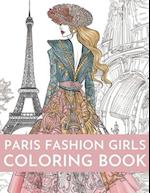 Paris Fashion Girls Coloring Book