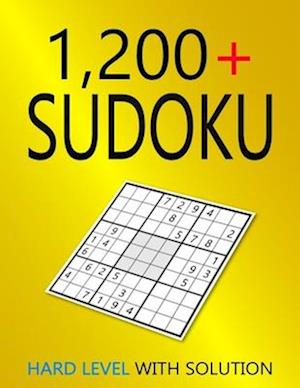 1200+ Sudoku Hard Level: Puzzles With Solutions for Adults