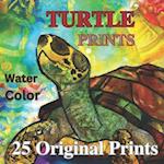 Turtles Original Prints : 25 WaterColor Prints 