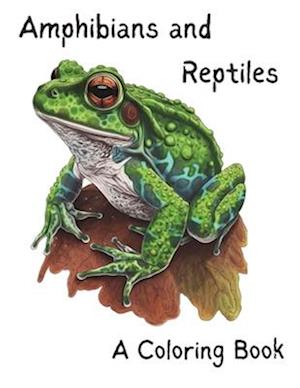 Amphibian and Reptile Coloring Book