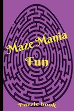 Maze Mania puzzle book: 30-pages of mazes 