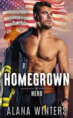 Homegrown Hero: An Age-Gap Wounded Warrior Romance 