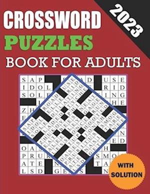 2023 Crossword Puzzles Book For Adults With Solution