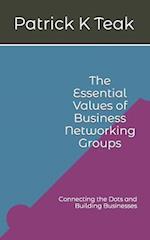 The Essential Values of Business Networking Groups: Connecting the Dots and Building Businesses 