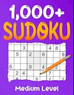 1000+ Medium Sudoku Puzzle Book: Puzzles with Solutions for Adults 