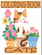 Cats Coloring Book for Adults and Kids