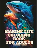 Marine Life Coloring Book For Adults