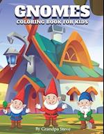 Gnomes Coloring Book For Kids