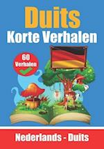 Korte Verhalen in het Duits Nederlands en het Duits naast elkaar