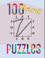 100 Hard Letter Square Puzzles: 100 word games as seen in the NYT 