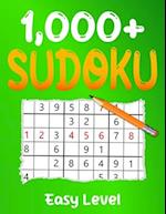 1000+ Easy Sudoku Puzzle Book: Puzzles with Solutions for Adults 