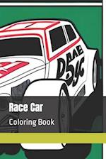 Race Car: Coloring Book 